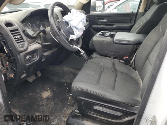2020 Ram 1500 Tradesman with VIN 1C6RRFCG0LN333080, listed as a Copart auction lot 82319744 with 90,733 mi miles and Salvage title. Bid and sale history available at DreamBid. Image 7.