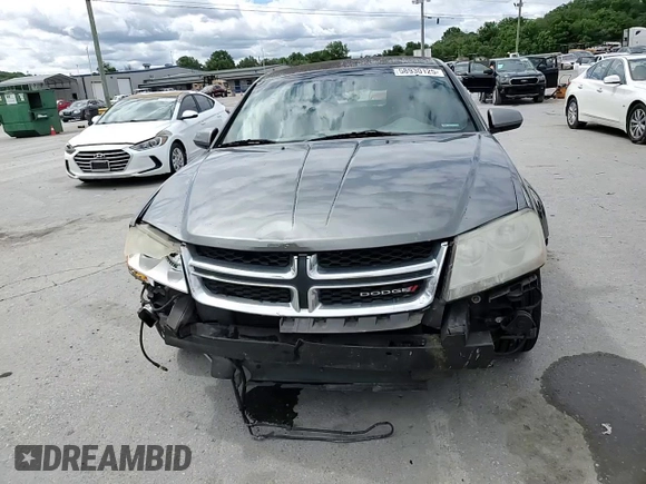 2013 Dodge Avenger SXT with VIN 1C3CDZCB9DN590604, listed as a Copart auction lot 58930125 with 168,586 mi miles and Clean title. Bid and sale history available at DreamBid. Image 14.