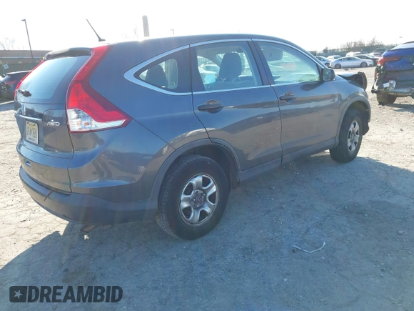 2013 Honda CR-V LX with VIN 2HKRM4H37DH627160, listed as a IAAI auction lot 41084839 with 107,560 mi miles and . Bid and sale history available at DreamBid. Image 4.