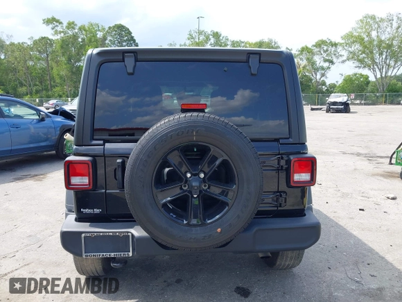 2023 Jeep Wrangler Sport S z VIN 1C4HJXDN6PW587472, wystawiony jako IAAI lot #42329815 z przebiegiem 34 568 mil mil oraz . Historia ofert i sprzedaży dostępna na DreamBid. Obrazek 16.