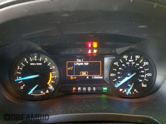 2017 Ford Explorer with VIN 1FM5K7BH0HGC03514, listed as a Copart auction lot 56995945 with 115,043 mi miles and Salvage title. Bid and sale history available at DreamBid. Image 9.
