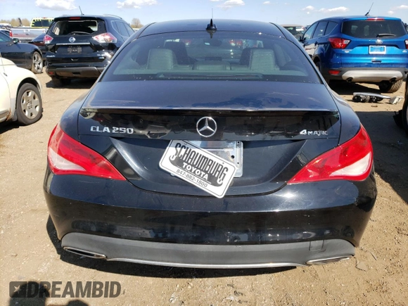 2018 Mercedes-Benz CLA 250 with VIN WDDSJ4GB7JN581916, listed as a Copart auction lot 48512373 with 46,222 mi miles and . Bid and sale history available at DreamBid. Image 6.