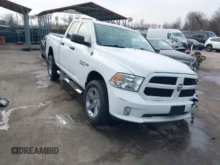 2017 Ram 1500 Express with VIN 1C6RR7FT9HS607948, listed as a IAAI auction lot 41845038 with 130,767 mi miles. Bid and sale history available at carsss.com. Image 1.
