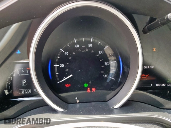 2018 Honda Fit EX with VIN 3HGGK5H88JM707976, listed as a Copart auction lot 58777715 with 83,651 mi miles and Salvage title. Bid and sale history available at DreamBid. Image 9.