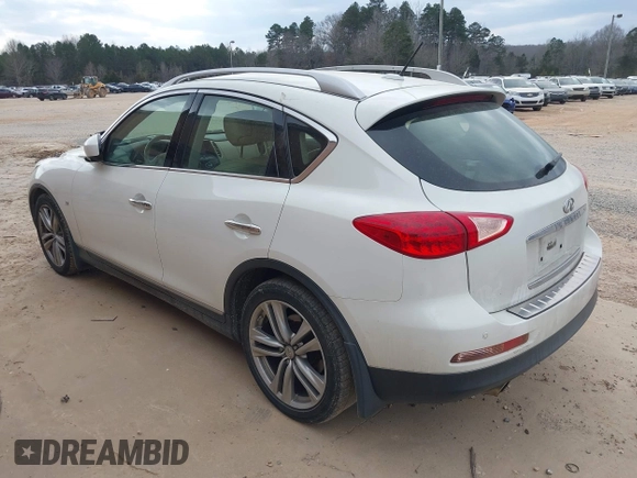 2015 Infiniti QX50 Journey with VIN JN1BJ0HP1FM730740, listed as a IAAI auction lot 41472903 with 129,300 mi miles. Bid and sale history available at carsss.com. Image 3.