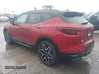 2023 Chevrolet Blazer RS z VIN 3GNKBKRS4PS213093, wystawiony jako IAAI lot #41111731 z przebiegiem 16 435 mil mil oraz . Historia ofert i sprzedaży dostępna na DreamBid. Obrazek 3.