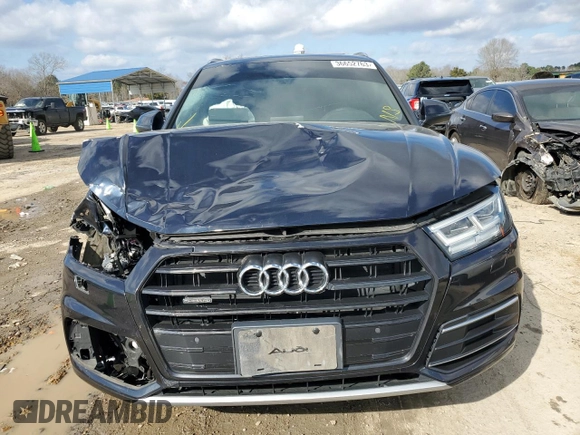 2018 Audi Q5 Premium Plus with VIN WA1BNAFY1J2086934, listed as a Copart auction lot 36652763 with 93,787 mi miles. Bid and sale history available at carsss.com. Image 5.