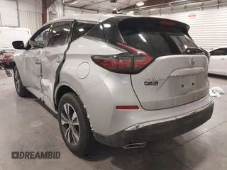 2019 Nissan Murano SL with VIN 5N1AZ2MS2KN111958, listed as a IAAI auction lot 41454236 with 55,692 mi miles and . Bid and sale history available at DreamBid. Image 3.
