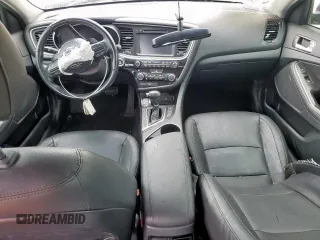 2015 Kia Optima EX with VIN KNAGN4AD0F5090350, listed as a Copart auction lot 57577595 with 109,345 mi miles and Salvage title. Bid and sale history available at DreamBid. Image 8.
