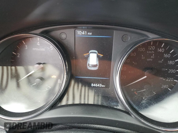 2019 Nissan Rogue SV with VIN 5N1AT2MV9KC720391, listed as a Copart auction lot 74779284 with 84,643 mi miles and Salvage Title. Bid and sale history available at carsss.com. Image 9.