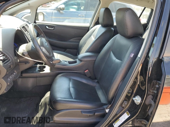 2015 Nissan LEAF SV with VIN 1N4AZ0CP5FC314467, listed as a Copart auction lot 50757135 with 31,995 mi miles and Salvage Title. Bid and sale history available at carsss.com. Image 7.