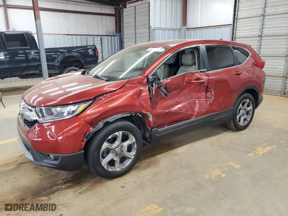 2019 Honda CR-V EX-L with VIN 2HKRW2H86KH622426, listed as a Copart auction lot 49530215 with 80,920 mi miles and Salvage Title. Bid and sale history available at carsss.com. Image 1.