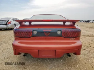 2002 Pontiac Firebird Formula with VIN 2G2FV22G622120277, listed as a Copart auction lot 58409765 with Not provided miles and Salvage title. Bid and sale history available at DreamBid. Image 6.
