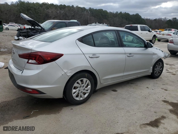 2019 Hyundai Elantra SE with VIN 5NPD74LF4KH422461, listed as a Copart auction lot 47875325 with 122,797 mi miles and Salvage Title. Bid and sale history available at carsss.com. Image 3.