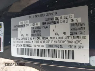 2013 Mazda 5 Sport z VIN JM1CW2BL9D0155084, wystawiony jako IAAI lot #42470090 z przebiegiem 133 038 mil mil oraz . Historia ofert i sprzedaży dostępna na DreamBid. Obrazek 9.