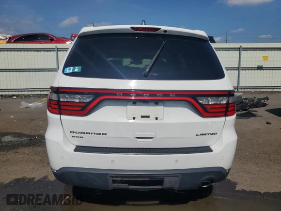 2015 Dodge Durango Limited with VIN 1C4RDJDG1FC931610, listed as a Copart auction lot 64301435 with Not provided miles and Salvage title. Bid and sale history available at DreamBid. Image 6.