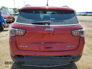 2021 Jeep Compass Limited z VIN 3C4NJDCB4MT519570, wystawiony jako Copart lot #59193815 z przebiegiem 109 799 mil mil oraz Czysty tytuł • Clean title. Historia ofert i sprzedaży dostępna na DreamBid. Obrazek 6.
