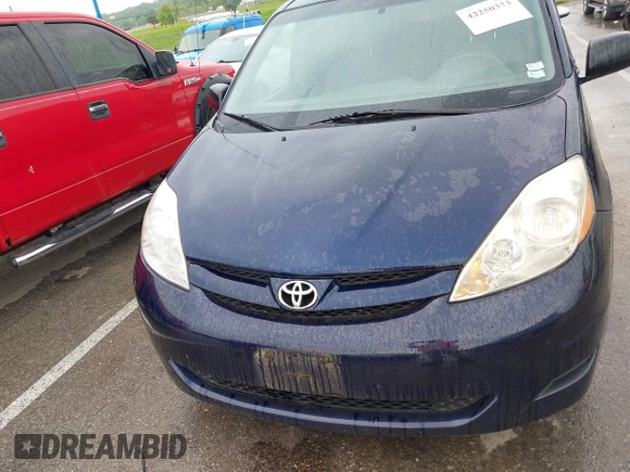 2007 Toyota Sienna CE with VIN 5TDZK23C17S048858, listed as a IAAI auction lot 42250373 with 130,025 mi miles and . Bid and sale history available at DreamBid. Image 6.