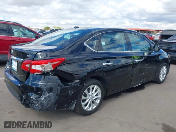 2017 Nissan Sentra S with VIN 3N1AB7AP0HY226207, listed as a IAAI auction lot 41748732 with 105,455 mi miles. Bid and sale history available at carsss.com. Image 4.