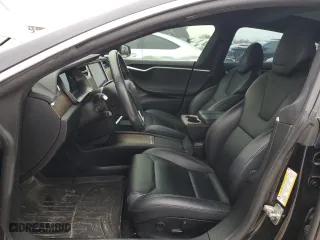 2017 Tesla Model S 100D with VIN 5YJSA1E25HF229423, listed as a Copart auction lot 48037295 with 60,592 mi miles and Non Repairable. Bid and sale history available at carsss.com. Image 7.