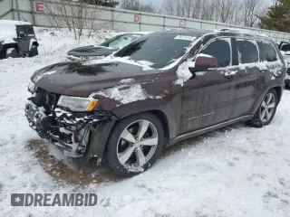2015 Jeep Grand Cherokee Summit with VIN 1C4RJFJT6FC950774, listed as a Copart auction lot 88510105 with 205,012 mi miles and Salvage Title. Bid and sale history available at carsss.com. Image 1.