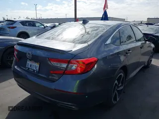 2019 Honda Accord Sport with VIN 1HGCV1F30KA123205, listed as a IAAI auction lot 41674180 with 62,382 mi miles and . Bid and sale history available at DreamBid. Image 4.