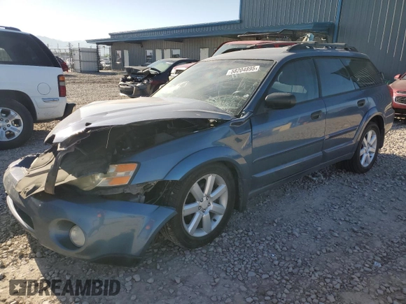 2006 Subaru Legacy Outback z VIN 4S4BP61C467344104, wystawiony jako Copart lot #58204895 z przebiegiem Nie podano mil oraz Szkoda całkowita • Salvage title. Historia ofert i sprzedaży dostępna na DreamBid. Obrazek 1.
