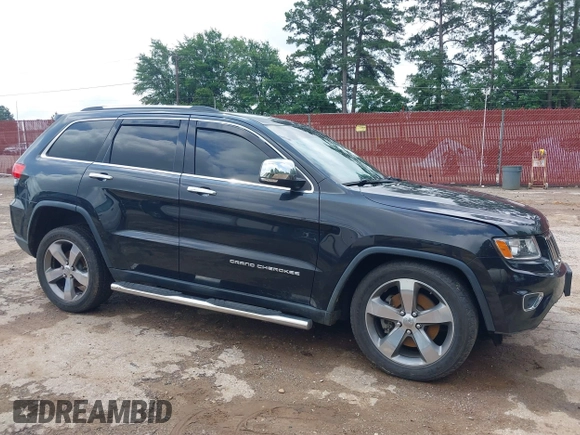 2014 Jeep Grand Cherokee Limited with VIN 1C4RJFBT7EC417586, listed as a IAAI auction lot 42415849 with 133,267 mi miles and . Bid and sale history available at DreamBid. Image 13.