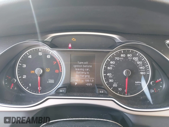 2014 Audi allroad A4 Premium Plus z VIN WA1UFAFL7EA006011, wystawiony jako IAAI lot #41494881 z przebiegiem 70 461 mil mil oraz . Historia ofert i sprzedaży dostępna na DreamBid. Obrazek 7.