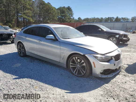 2019 BMW 4 Series 430i z VIN WBA4J1C56KBM12925, wystawiony jako Copart lot #47027555 z przebiegiem 128 483 mil mil oraz Szkody całkowita. Historia ofert i sprzedaży dostępna na DreamBid. Obrazek 4.