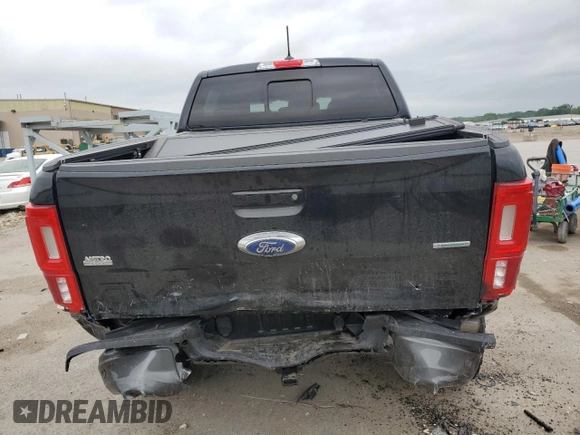 2020 Ford Ranger XL with VIN 1FTER4FH4LLA29293, listed as a Copart auction lot 57649995 with 55,809 mi miles and Salvage title. Bid and sale history available at DreamBid. Image 6.