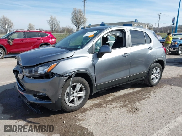2020 Chevrolet Trax LS with VIN 3GNCJKSBXLL230292, listed as a IAAI auction lot 41852444 with 109,971 mi miles and . Bid and sale history available at carsss.com. Image 19.