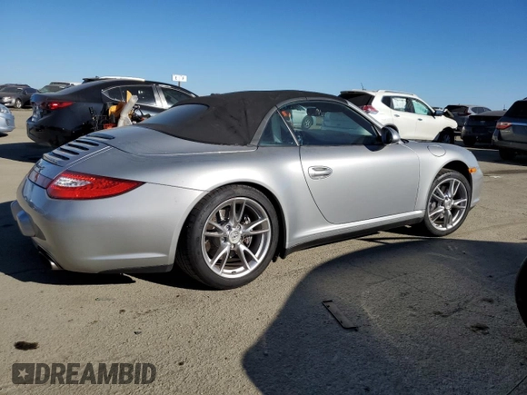 2009 Porsche 911 Carrera with VIN WP0CA29989S740372, listed as a Copart auction lot 87926775 with 59,008 mi miles and Salvage Title. Bid and sale history available at carsss.com. Image 3.