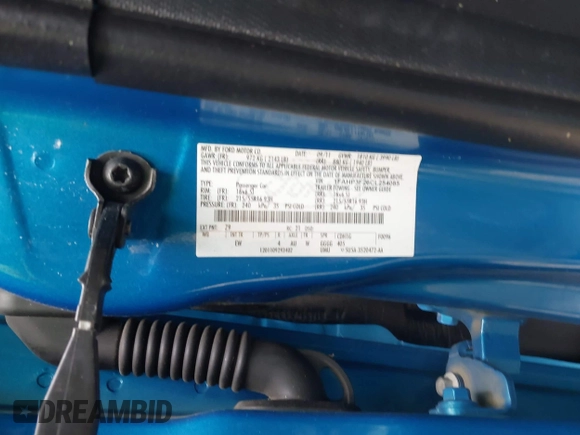 2012 Ford Focus SE with VIN 1FAHP3F26CL254085, listed as a IAAI auction lot 41901816 with 123,380 mi miles. Bid and sale history available at carsss.com. Image 9.