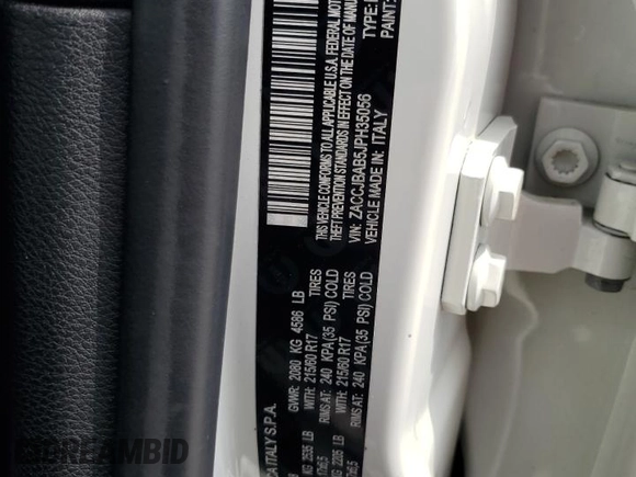 2018 Jeep Renegade Upland с VIN ZACCJBAB5JPH35056, выставлен на аукционе Copart как лот 56833755 с пробегом 100 949 миль миль и Списание • Salvage title. История ставок и продаж доступна на DreamBid. Изображение 13.