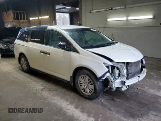 2016 Honda Odyssey LX with VIN 5FNRL5H21GB043033, listed as a Copart auction lot 50704365 with 197,484 mi miles and Salvage Title. Bid and sale history available at DreamBid. Image 4.