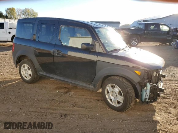 2007 Honda Element LX with VIN 5J6YH18347L003518, listed as a Copart auction lot 75303024 with 207,218 mi miles and Clean Title. Bid and sale history available at DreamBid. Image 4.