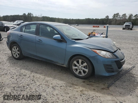 2010 Mazda 3 i Sport with VIN JM1BL1SF2A1204351, listed as a Copart auction lot 49586985 with 215,424 mi miles and Salvage Title. Bid and sale history available at carsss.com. Image 4.
