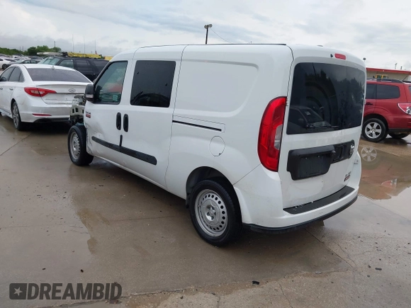 2022 Ram ProMaster City Cargo Tradesman with VIN ZFBHRFAB9N6Y61258, listed as a IAAI auction lot 42105399 with 16,106 mi miles and . Bid and sale history available at carsss.com. Image 3.