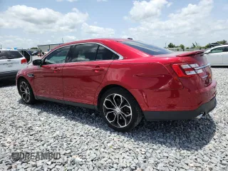 2015 Ford Taurus SHO with VIN 1FAHP2KTXFG130133, listed as a Copart auction lot 60019955 with 92,527 mi miles and Salvage title. Bid and sale history available at DreamBid. Image 2.