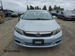 2012 Honda Civic EX with VIN 2HGFB2F86CH579963, listed as a Copart auction lot 53362995 with Not Provided miles and Non Repairable. Bid and sale history available at DreamBid. Image 5.