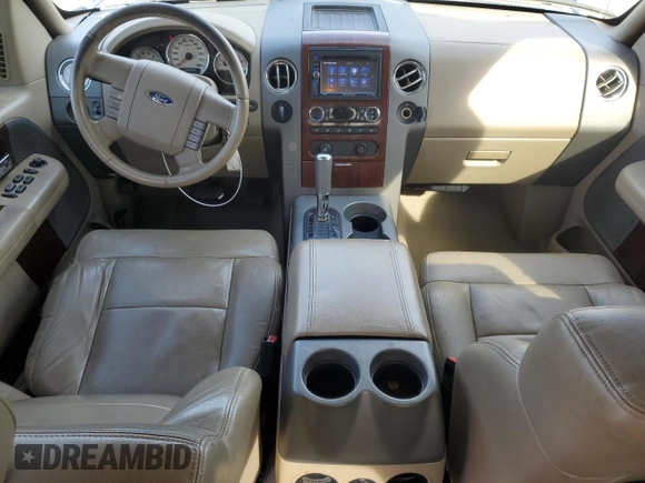 2008 Ford F-150 XLT with VIN 1FTPW14V38FB69950, listed as a Copart auction lot 45406035 with 216,324 mi miles and Salvage title. Bid and sale history available at DreamBid. Image 8.