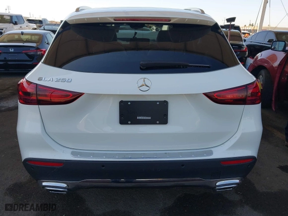 2025 Mercedes-Benz GLA with VIN W1N4N4GB9SJ623740, listed as a IAAI auction lot 42002978 with 3,024 mi miles. Bid and sale history available at carsss.com. Image 16.