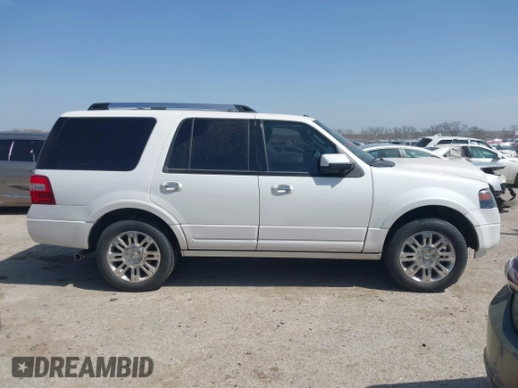 2014 Ford Expedition Limited with VIN 1FMJU1K50EEF00592, listed as a IAAI auction lot 41828325 with 184,030 mi miles and . Bid and sale history available at DreamBid. Image 14.