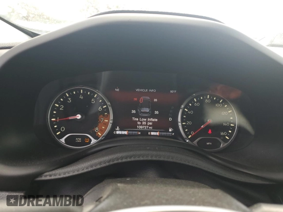 2017 Jeep Renegade Altitude с VIN ZACCJABB6HPE65984, выставлен на аукционе Copart как лот 55086095 с пробегом 109 727 миль миль и Списание • Salvage title. История ставок и продаж доступна на DreamBid. Изображение 9.