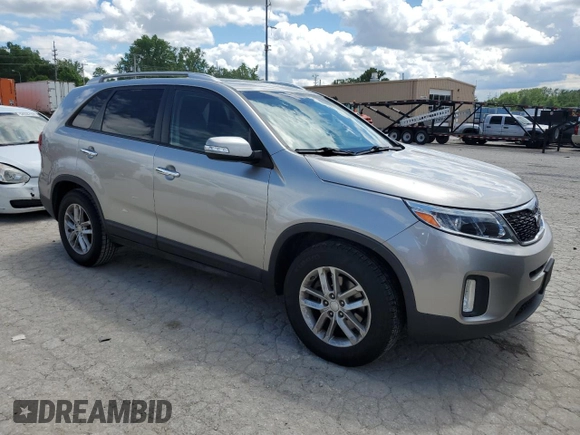 2014 Kia Sorento LX with VIN 5XYKT3A66EG507894, listed as a Copart auction lot 54624194 with 177,869 mi miles and Salvage Title. Bid and sale history available at DreamBid. Image 4.