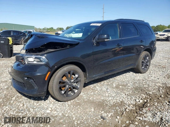 2024 Dodge Durango GT Plus z VIN 1C4RDHDG4RC190057, wystawiony jako Copart lot #50124875 z przebiegiem 11 934 mil mil oraz Szkoda całkowita • Salvage title. Historia ofert i sprzedaży dostępna na DreamBid. Obrazek 1.