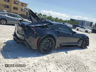 2016 Chevrolet Corvette Z06 3LZ z VIN 1G1YU2D61G5608939, wystawiony jako Copart lot #57044795 z przebiegiem Nie podano mil oraz Szkoda całkowita • Salvage title. Historia ofert i sprzedaży dostępna na DreamBid. Obrazek 3.