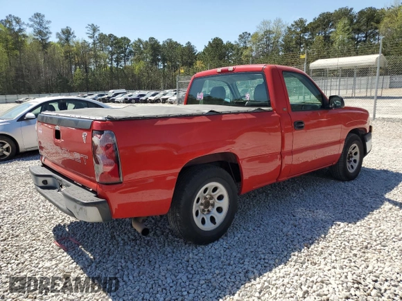 2005 Chevrolet Silverado 1500 Work Truck with VIN 1GCEC14X95Z128928, listed as a Copart auction lot 50984325 with 137,464 mi miles and Salvage Title. Bid and sale history available at carsss.com. Image 3.