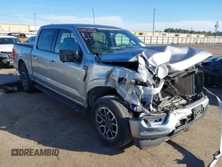 2022 Ford F-150 XL with VIN 1FTFW1E88NFA04136, listed as a IAAI auction lot 41483233 with 51,786 mi miles. Bid and sale history available at carsss.com. Image 1.